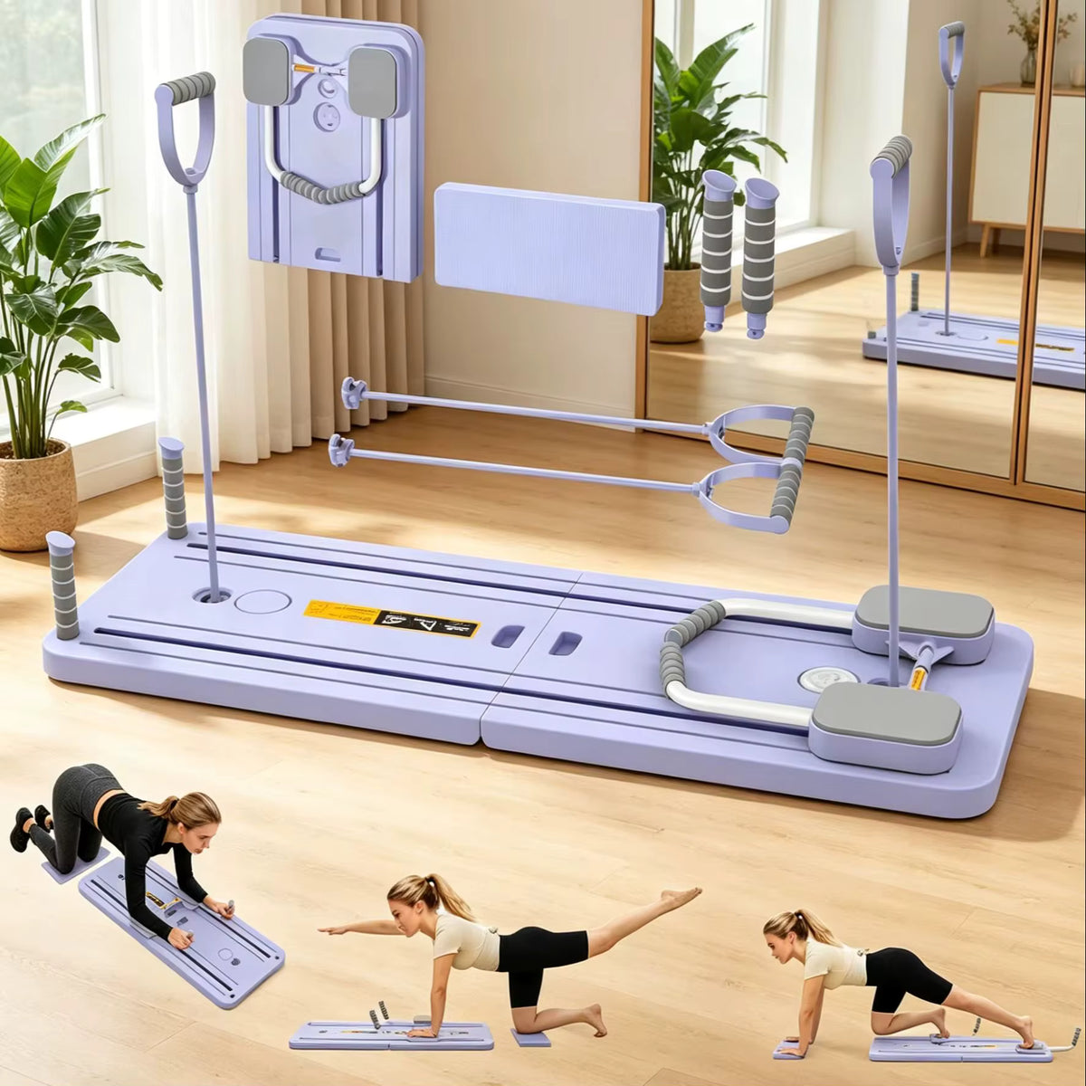 Planche de Pilates Pliable Violet
