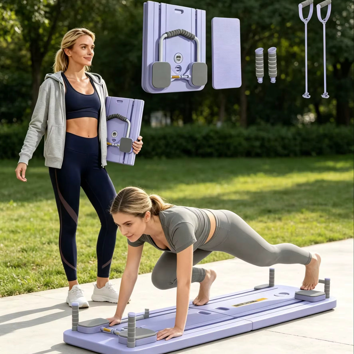 Planche de Pilates Pliable Violet